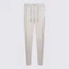 Pt Torino Elasticated Drawstring Trousers In White