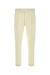 Pt Torino Cotton Trousers In White