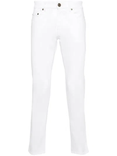 PT TORINO WHITE SKINNY CUT JEANS