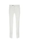 Pt Torino Belt Ring Casual Pants In White
