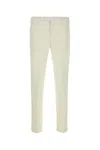 Pt Torino Cotton Trousers In Neutral