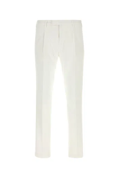 PT TORINO PT TORINO WHITE STRETCH COTTON PANT
