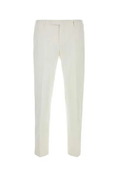 PT TORINO WHITE STRETCH COTTON PANT