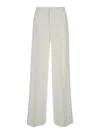 Pt Torino Tailored 'lorenza' High Waisted White Trousers In White