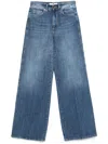 Pt Torino Wide Jeans In Blue