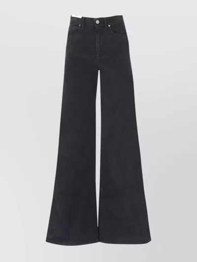 PT TORINO WIDE-LEG DENIM CORDUROY TROUSERS FIVE POCKETS
