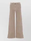 Pt Torino Wide Leg Denim Trousers Pockets In Neutral