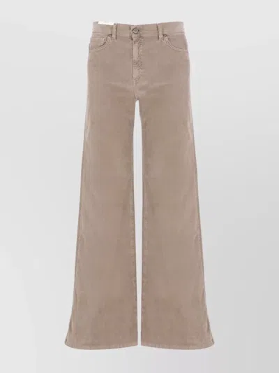 PT TORINO WIDE LEG DENIM TROUSERS POCKETS