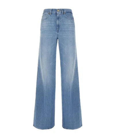 Pt Torino Belt Loop Jeans In Blue