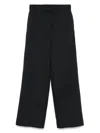 Pt Torino Wide-leg Trousers With Tailored Finish In Blue