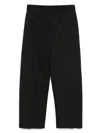 Pt Torino Elasticated-waistband Trousers In Black