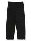 Pt Torino Elasticated-waistband Trousers In Black