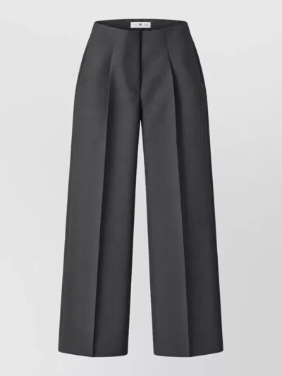 Pt Torino Pleated Wide-leg Trousers In Gray
