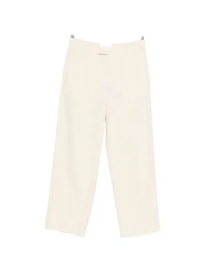 Pt Torino Wide-leg Trousers In Neutral