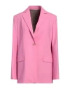 Pt Torino Woman Blazer Fuchsia Size 8 Virgin Wool, Elastane