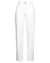 Pt Torino Woman Jeans Off White Size 30 Cotton, Elastomultiester, Elastane In Off White