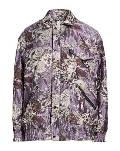 Pt Torino Woman Jacket Purple Size 4 Polyester, Acetate, Cotton