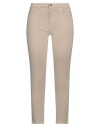 Pt Torino Woman Jeans Beige Size 27 Cotton, Elastane