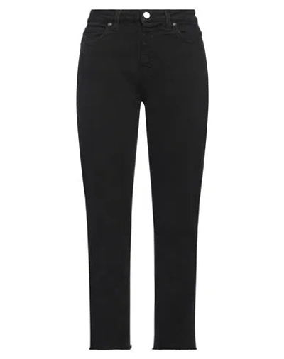 Pt Torino Woman Jeans Black Size 28 Cotton, Elastane