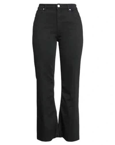 Pt Torino Woman Jeans Black Size 30 Cotton, Elastane