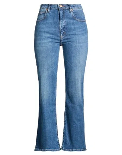 Pt Torino Woman Jeans Blue Size 26 Cotton, Elastane