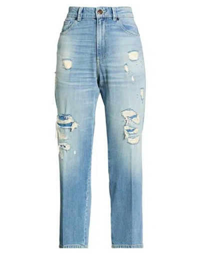 Pt Torino Woman Jeans Blue Size 26 Cotton, Lyocell