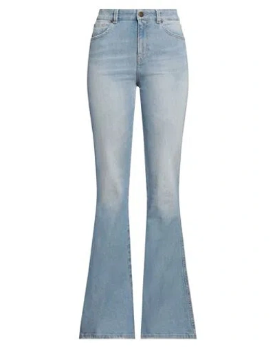 Pt Torino Woman Jeans Blue Size 28 Cotton, Elastane