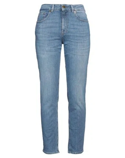 Pt Torino Woman Jeans Blue Size 27 Cotton, Elastomultiester, Elastane