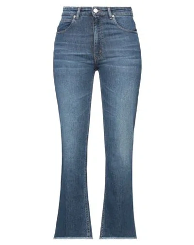Pt Torino Woman Jeans Blue Size 28 Cotton, Polyester, Elastane