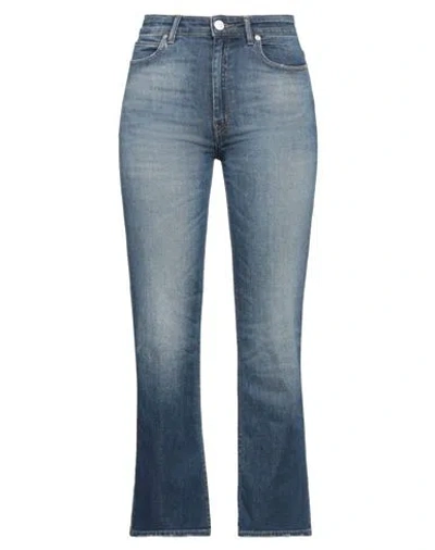 Pt Torino Woman Jeans Blue Size 28 Cotton, Polyester, Elastane In Brown