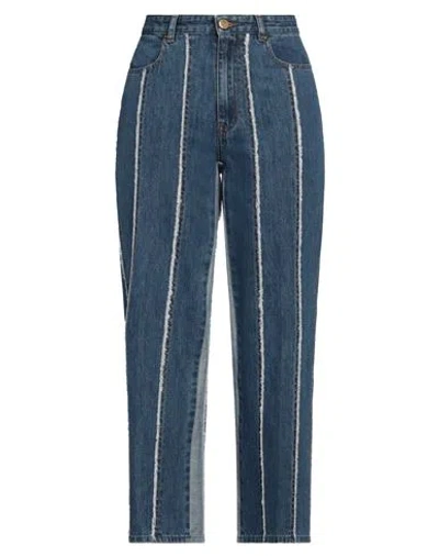 Pt Torino Woman Jeans Blue Size 30 Cotton