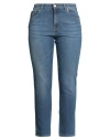 Pt Torino Woman Jeans Blue Size 31 Cotton, Elastane In Blue