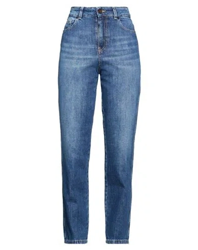 Pt Torino Woman Jeans Blue Size 32 Cotton