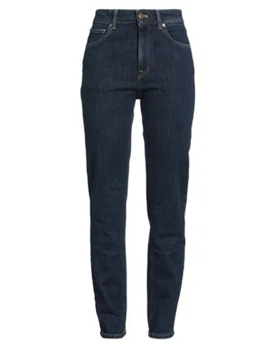 Pt Torino Woman Jeans Blue Size 32 Cotton, Elastane