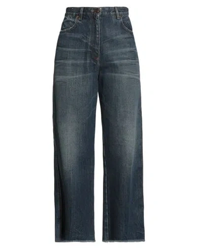 Pt Torino Woman Jeans Blue Size 33 Cotton, Lyocell