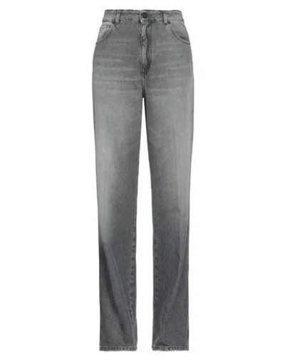 Pt Torino Woman Jeans Grey Size 26 Cotton