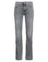 Pt Torino Woman Jeans Grey Size 26 Cotton, Elastane