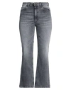 Pt Torino Woman Jeans Grey Size 28 Cotton, Elastane In Gray