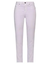 Pt Torino Woman Jeans Lilac Size 28 Lyocell, Cotton, Polyester, Elastane In Purple