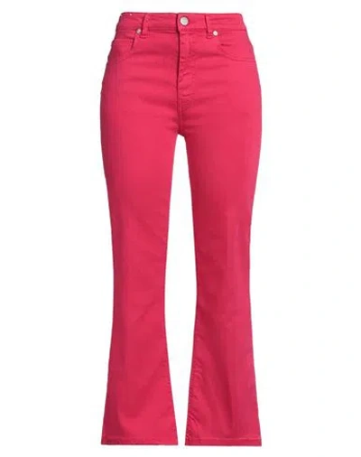 Pt Torino Woman Jeans Magenta Size 26 Lyocell, Cotton, Polyester, Elastane