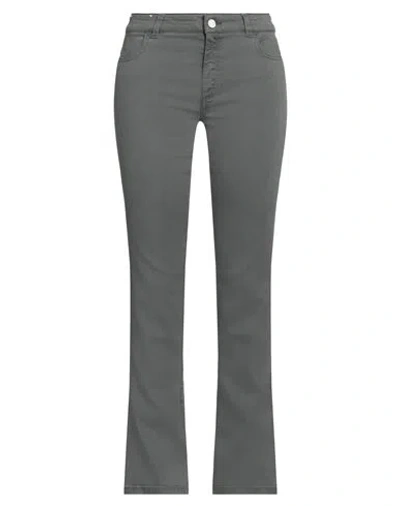 Pt Torino Woman Jeans Military Green Size 26 Lyocell, Cotton, Polyester, Elastane