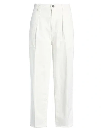 Pt Torino Woman Jeans White Size 29 Cotton