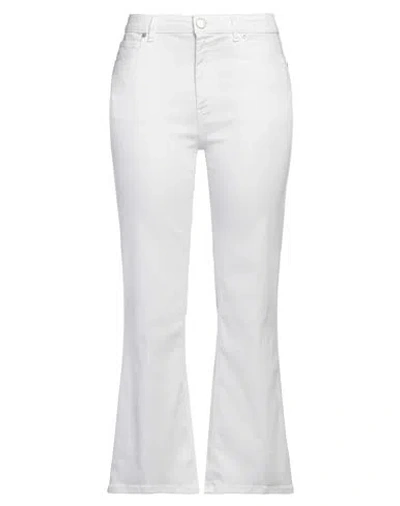Pt Torino Woman Jeans White Size 29 Lyocell, Cotton, Polyester, Elastane
