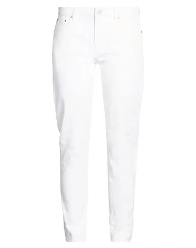 Pt Torino Woman Jeans White Size 30 Cotton, Elastane
