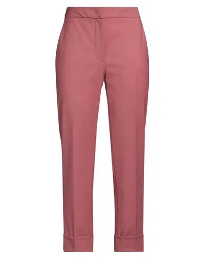 Pt Torino Woman Pants Antique Rose Size 4 Virgin Wool, Elastane In Multi