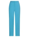 Pt Torino Woman Pants Azure Size 6 Virgin Wool, Elastane In Blue