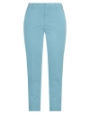 Pt Torino Woman Pants Azure Size 6 Cotton, Elastane In Blue