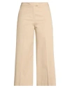 Pt Torino Woman Pants Beige Size 10 Cotton, Elastane In Multi