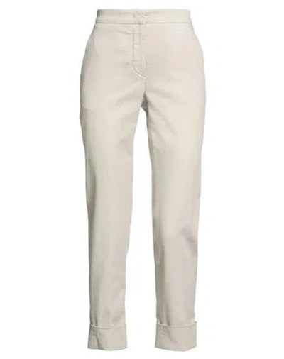 Pt Torino Woman Pants Beige Size 2 Cotton, Lyocell, Elastane In Neutral