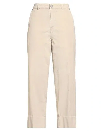 Pt Torino Woman Pants Beige Size 30 Cotton, Lyocell, Elastane In Neutral